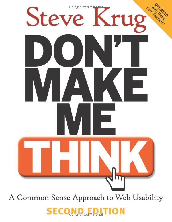 Cover of Don't Make Me Think book